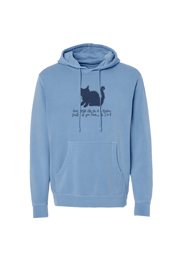 bodega cat embroidered hoodie