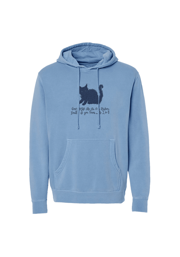 bodega cat embroidered hoodie