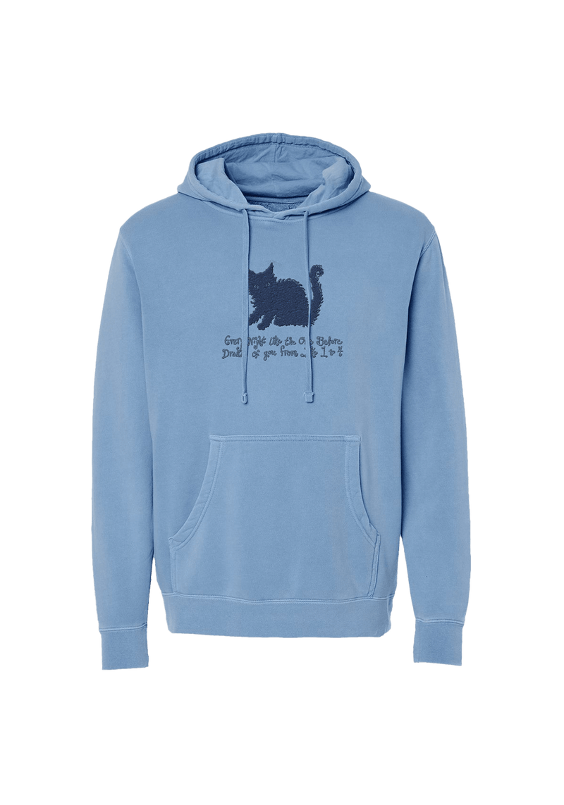 bodega cat embroidered hoodie