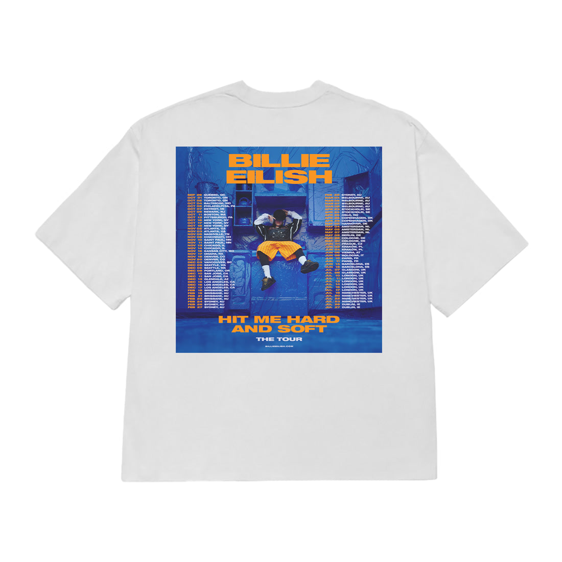 HIT ME HARD AND SOFT Admat Poster Tee