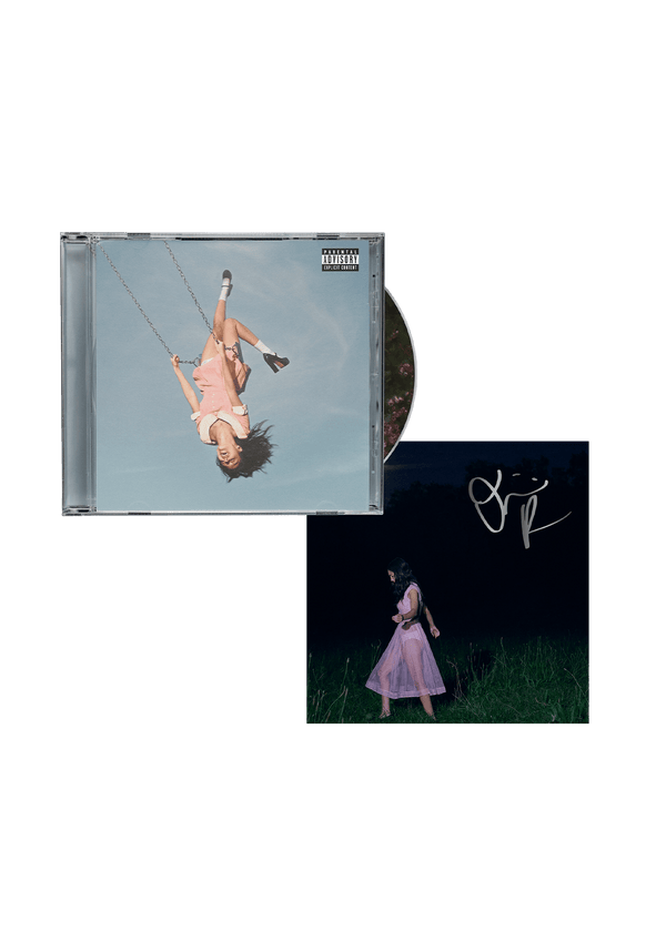 you seem pretty sad for a girl so in love cd + signed art card