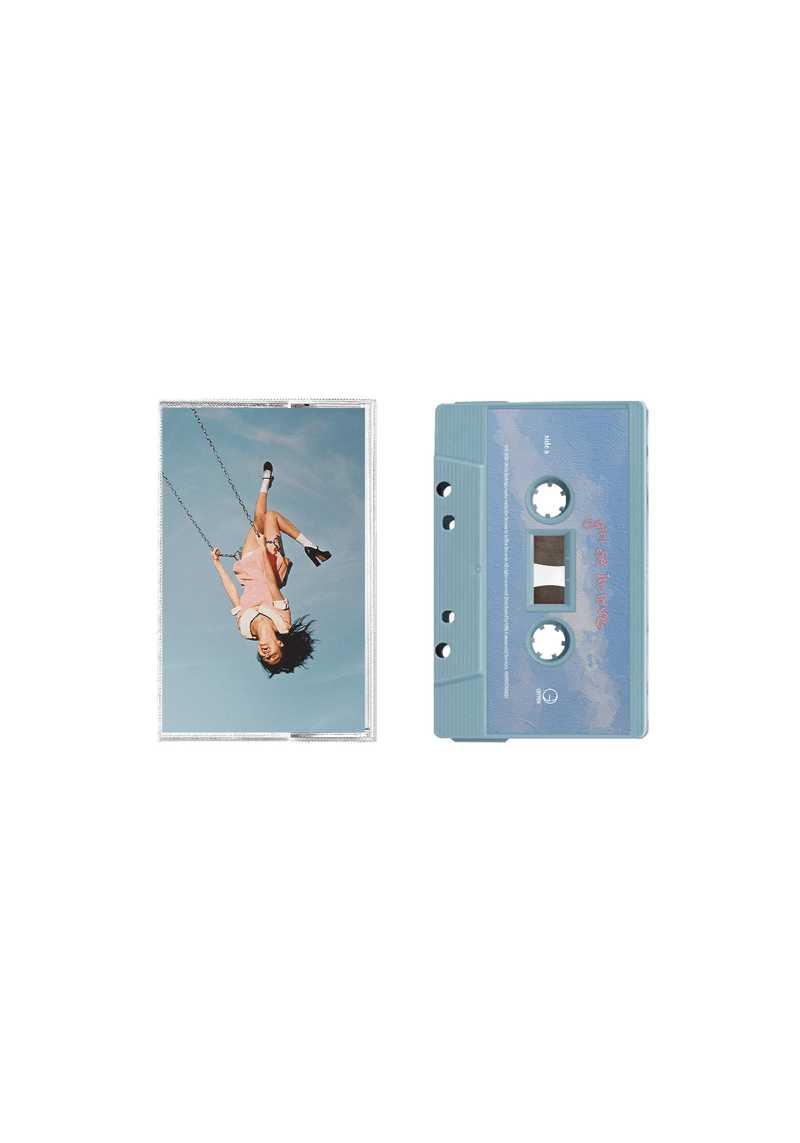 you seem pretty sad for a girl so in love - exclusive baby blue cassette + signed art card