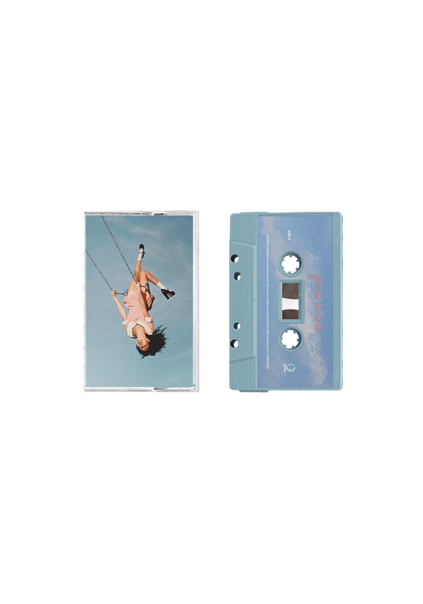 you seem pretty sad for a girl so in love - exclusive baby blue cassette