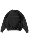 lace album cover embroidered crewneck