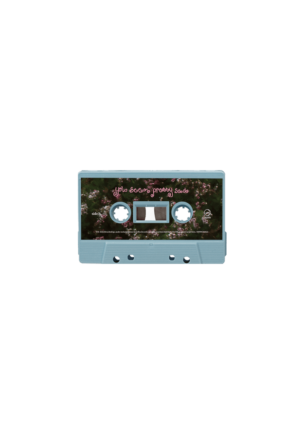 you seem pretty sad for a girl so in love - exclusive baby blue cassette