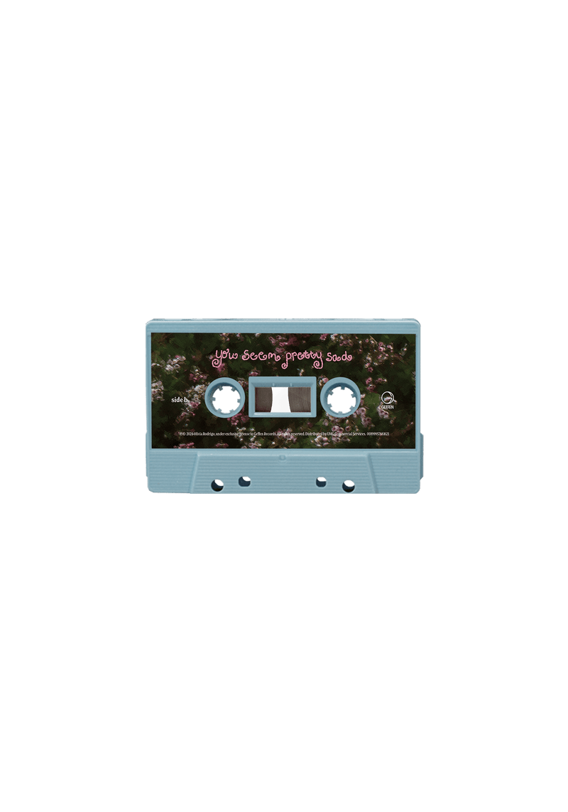you seem pretty sad for a girl so in love - exclusive baby blue cassette