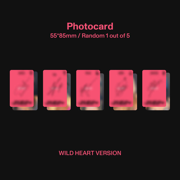WILD (Wild Heart ver.) - Official Store Exclusive CD + Signed Art Card