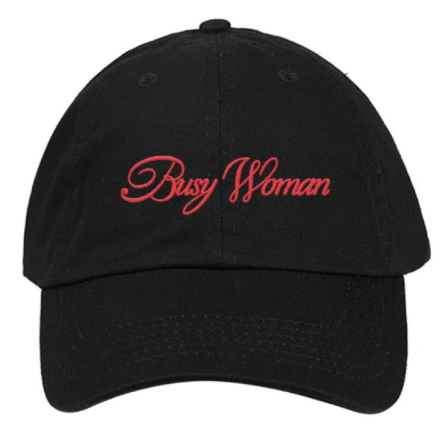 busy woman hat