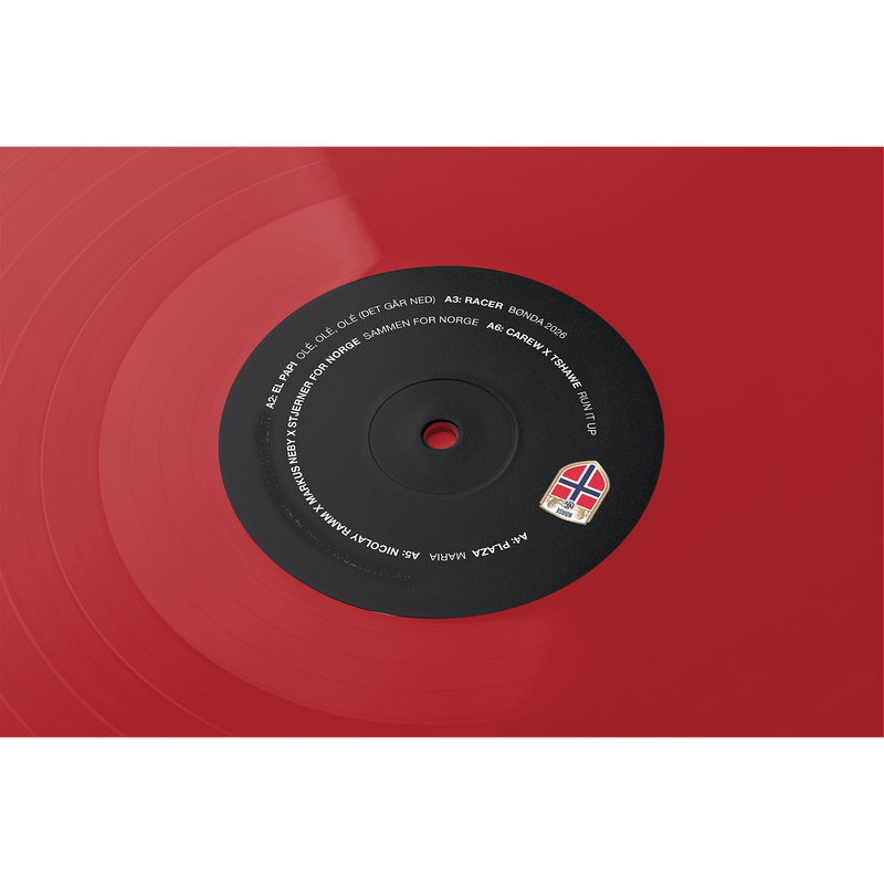 Heia Norge! Rød Vinyl