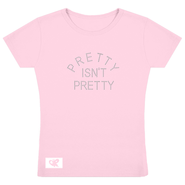 Pretty Isn't Pretty Rhinestone T-Shirt
