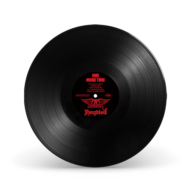 Aerosmith & YUNGBLUD - One More Time - Black Vinyl + Signed Art Card