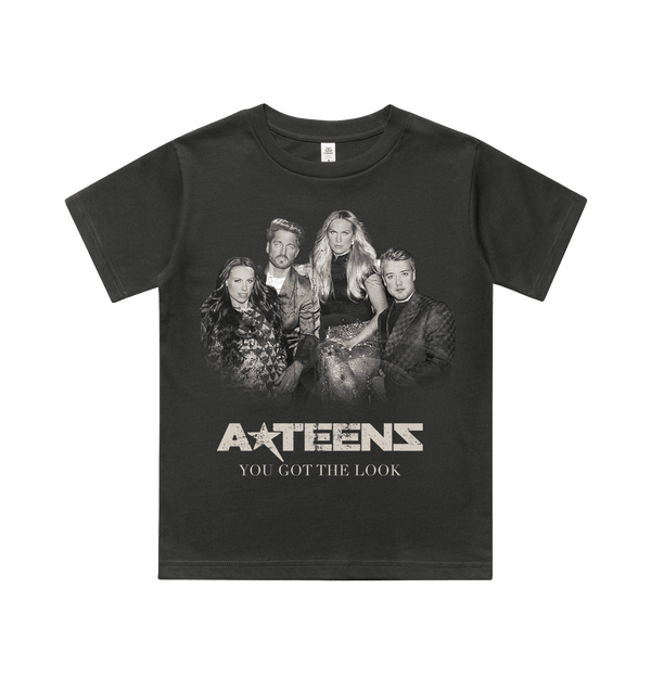 A*teens "You Got The Look" - Kids Tee Black