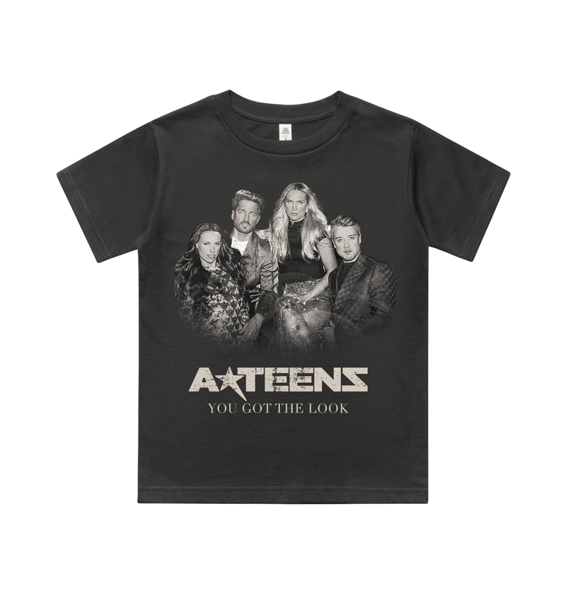 A*teens "You Got The Look" - Kids Tee Black