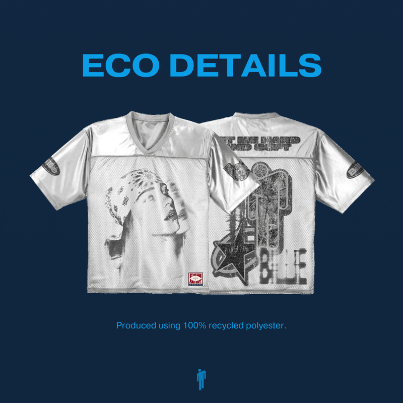 Billie Bandana White Football Jersey - Universal Music Nordics Billie Bandana White Football Jersey - Universal Music Nordics