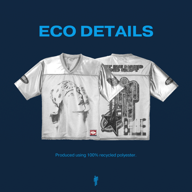 Billie Bandana White Football Jersey - Universal Music Nordics