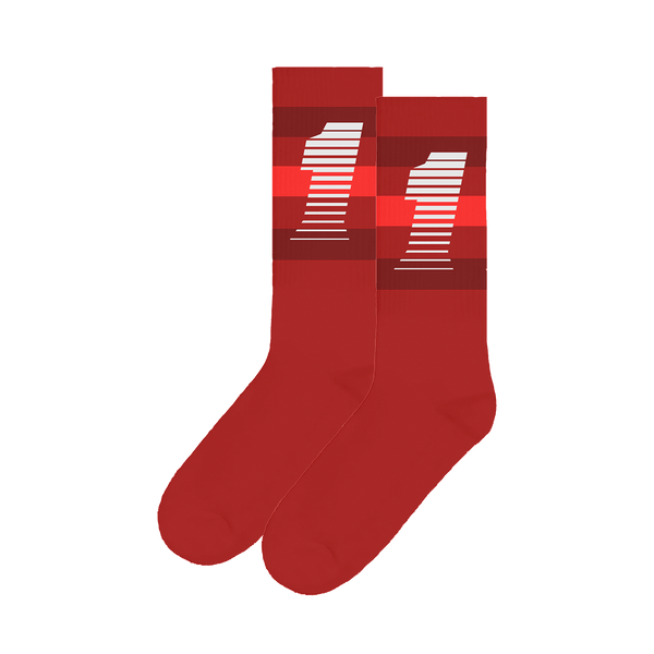 Billie Race 1 Red Socks
