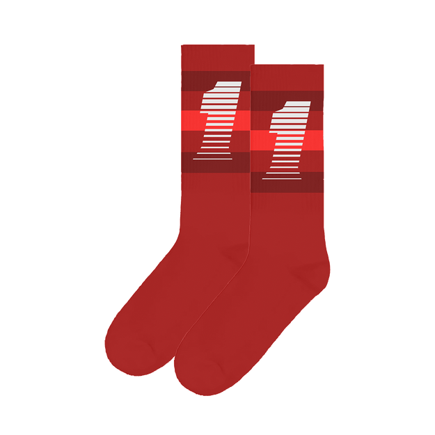 Billie Race 1 Red Socks
