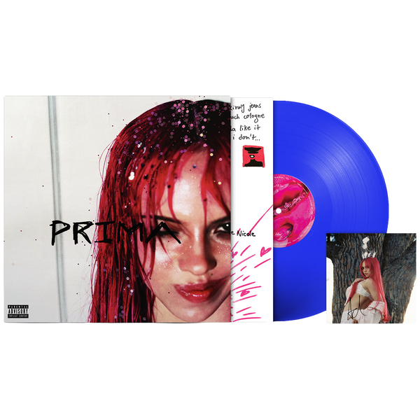 PRIMA -  Electric Blue Vinyl + Signed art card