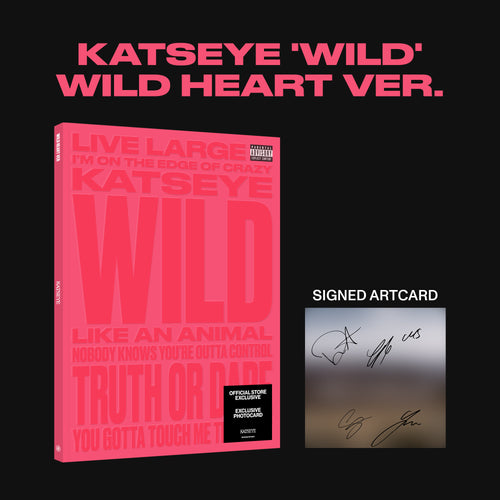 WILD (Wild Heart ver.) - Official Store Exclusive CD + Signed Art Card