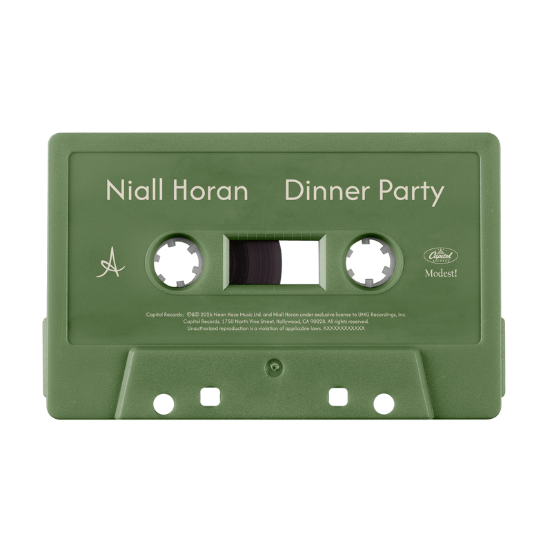 Dinner Party - Sage Cassette + Signed Art Card