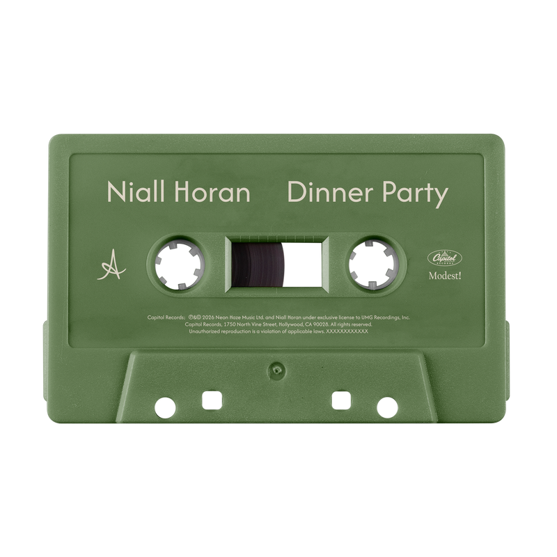 Dinner Party - Sage Cassette + Signed Art Card