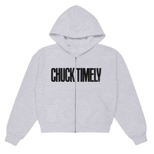 Chuck Grey Zip Up Hoodie