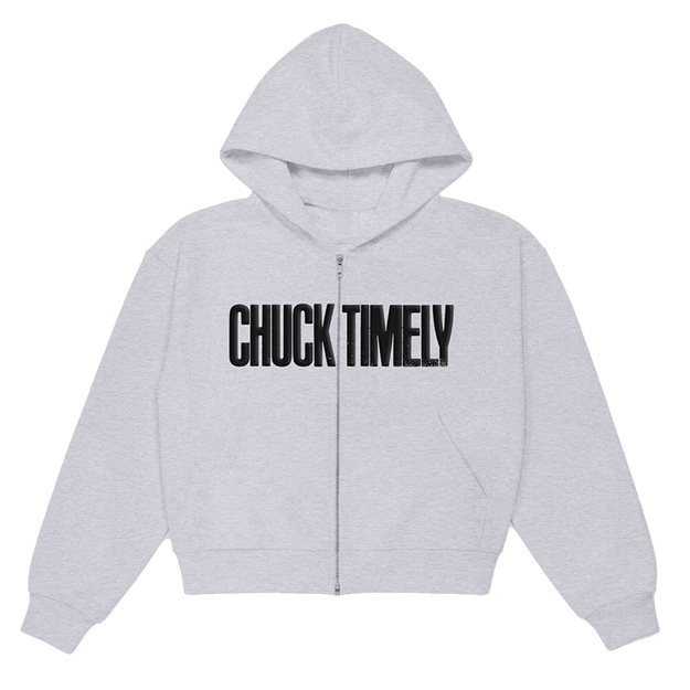 Chuck Grey Zip Up Hoodie