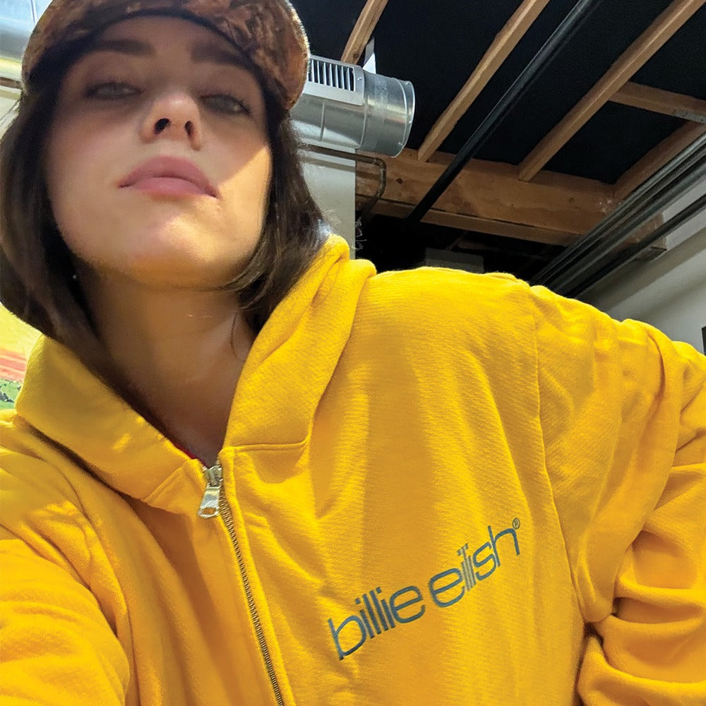 BILLIE YELLOW TOUR ZIP HOODIE