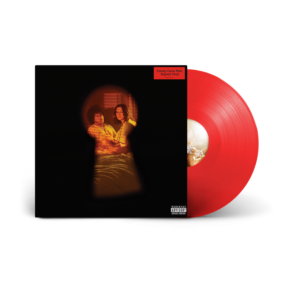 I SAID I LOVE YOU FIRST - Standard Candy Cane Red Vinyl + Signed Artcard