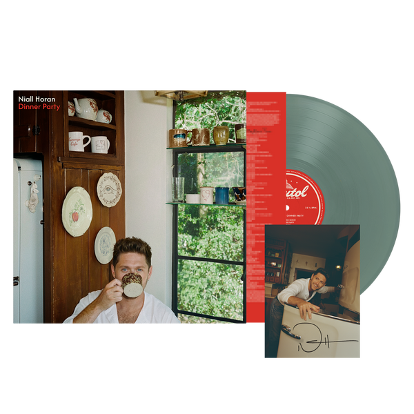 Dinner Party - Olive Vinyl + Signed Art Card