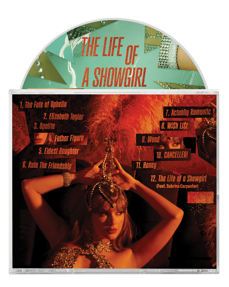 TAYLOR SWIFT - THE LIFE OF A SHOWGIRL CD WITH POSTER - Universal TAYLOR SWIFT - THE LIFE OF A SHOWGIRL CD WITH POSTER - Universal