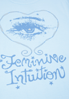 feminine intuition oversized t-shirt