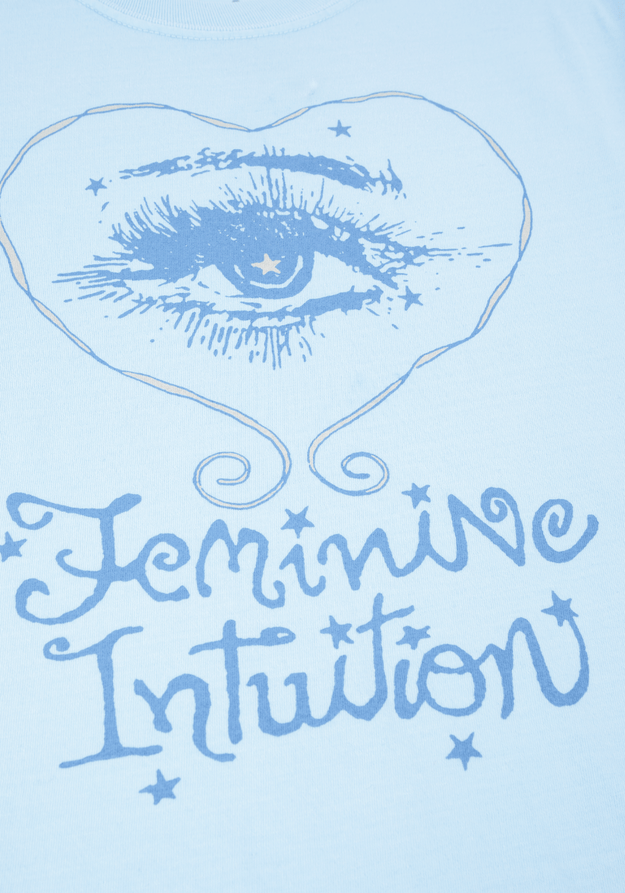 feminine intuition oversized t-shirt