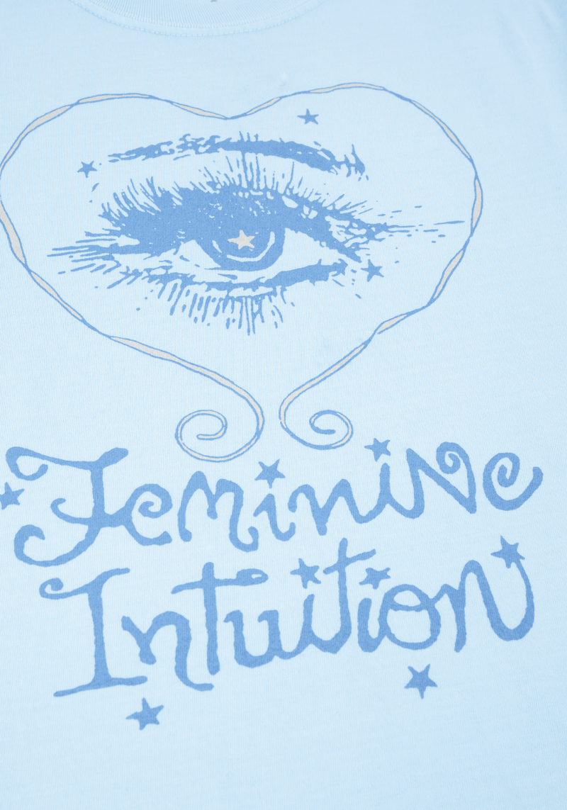 feminine intuition oversized t-shirt