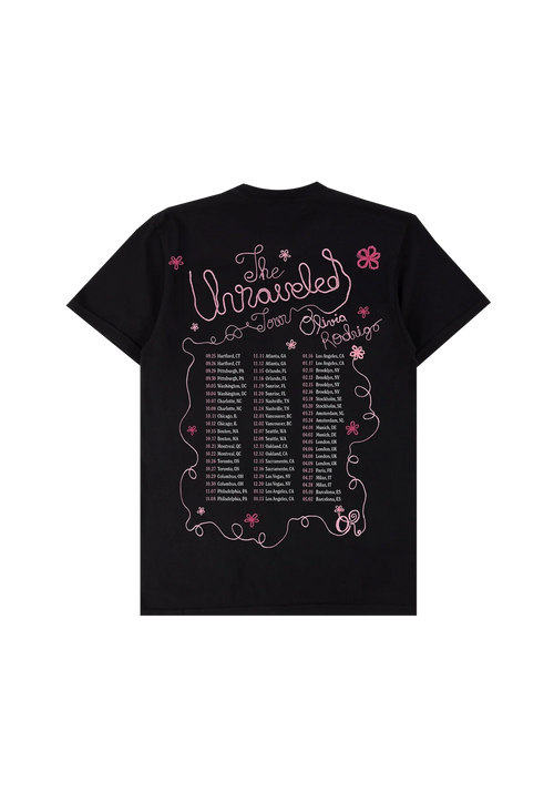 the unraveled tour t-shirt