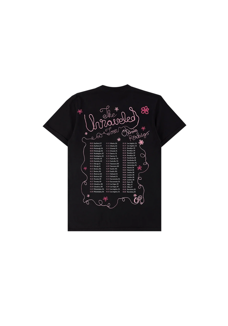 the unraveled tour youth t-shirt