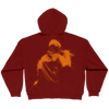 On The Mic Red Zip Hoodie