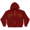 On The Mic Red Zip Hoodie