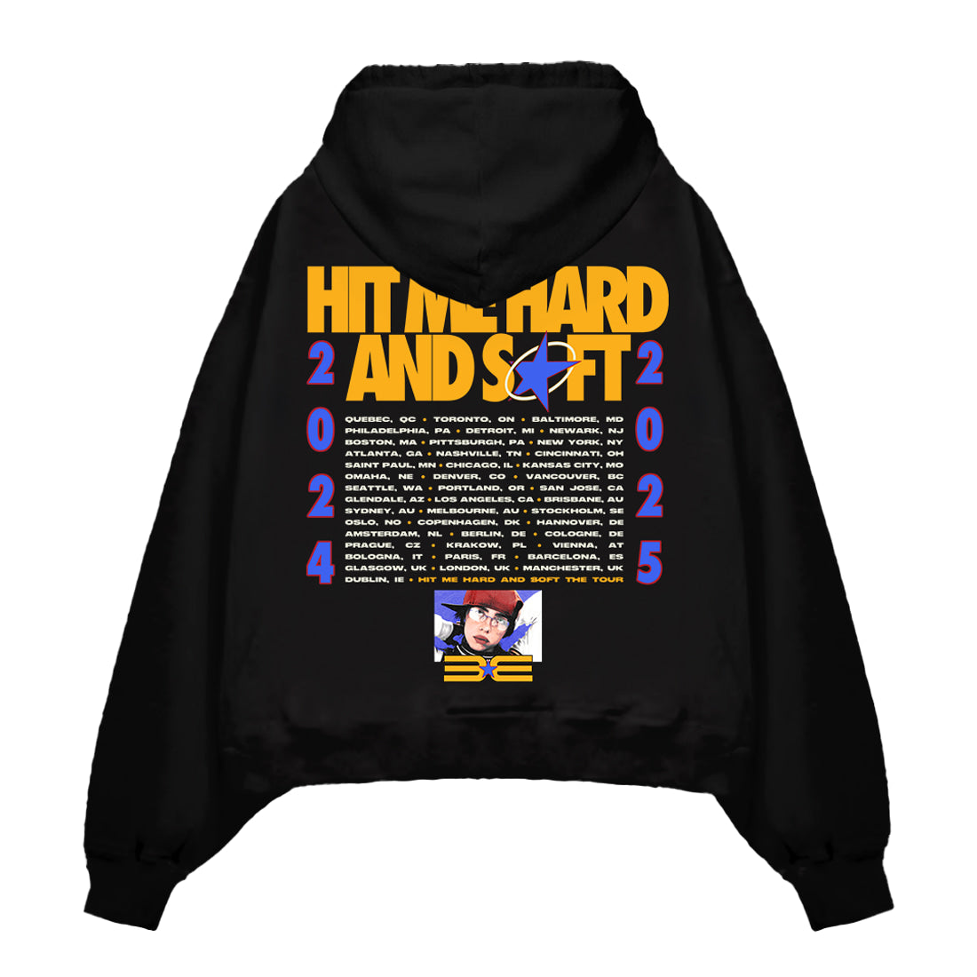 HIT ME HARD AND SOFT WORLD TOUR Pullover Hoodie