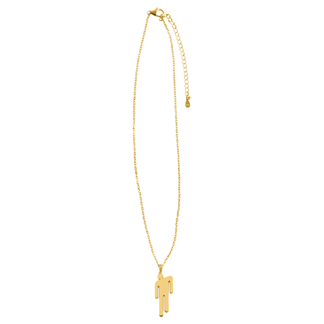 Gold Blohsh Pennant Necklace