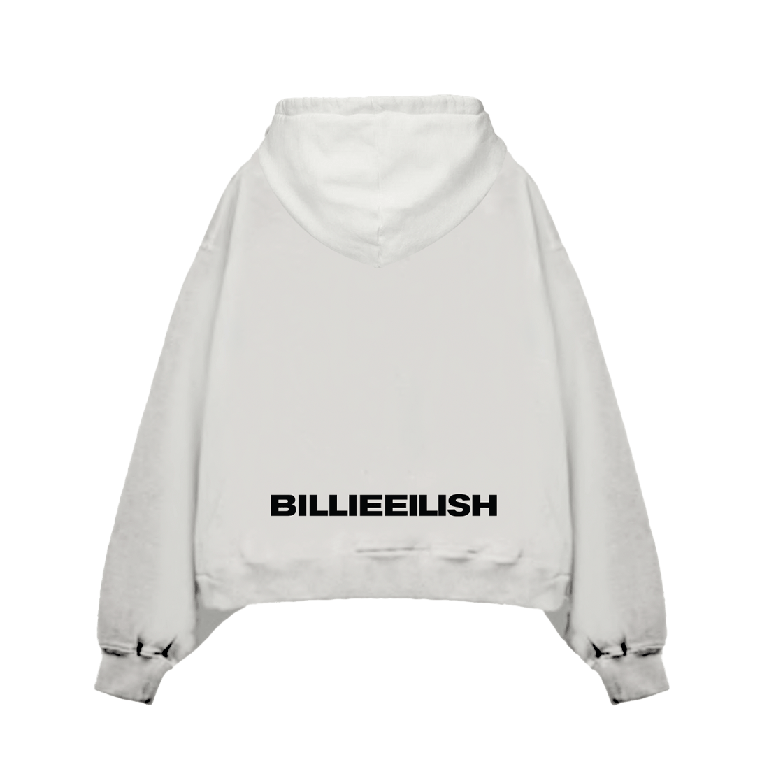 Hanging Blohsh White Hoodie
