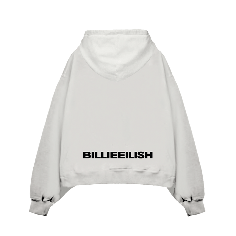 Hanging Blohsh White Hoodie