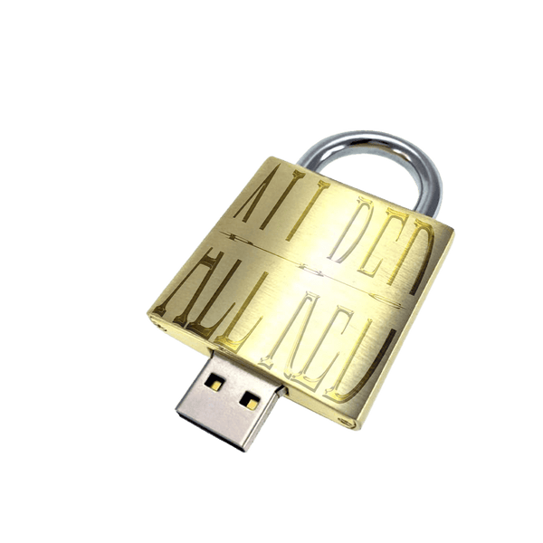IAM ALL RED PAD LOCK USB