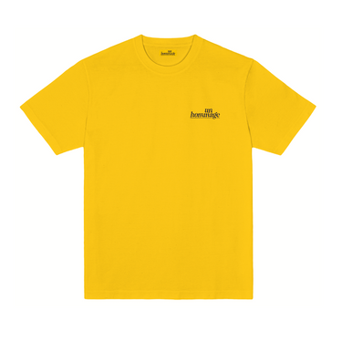 un hommage - t-shirt, yellow