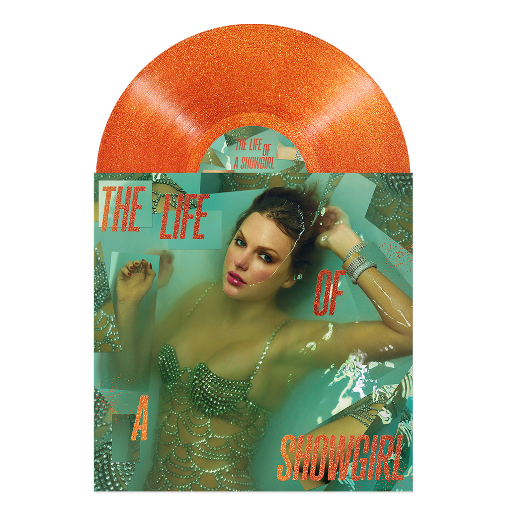 THE LIFE OF A SHOWGIRL: SWEAT AND VANILLA PERFUME PORTOFINO ORANGE GLITTER VINYL