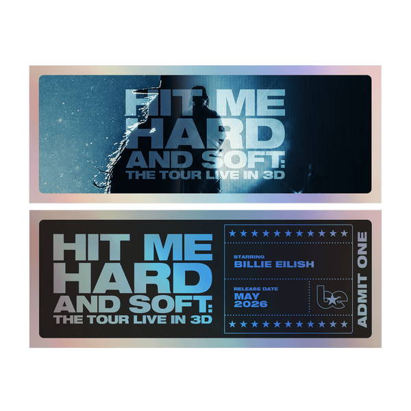 Live in 3D Commemorative Movie Ticket