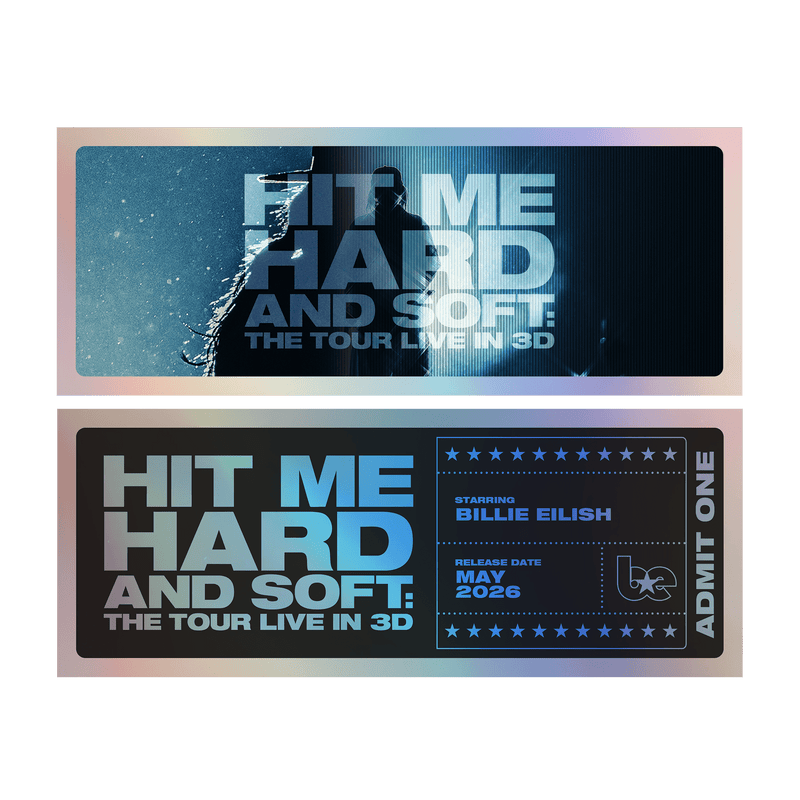 Live in 3D Commemorative Movie Ticket