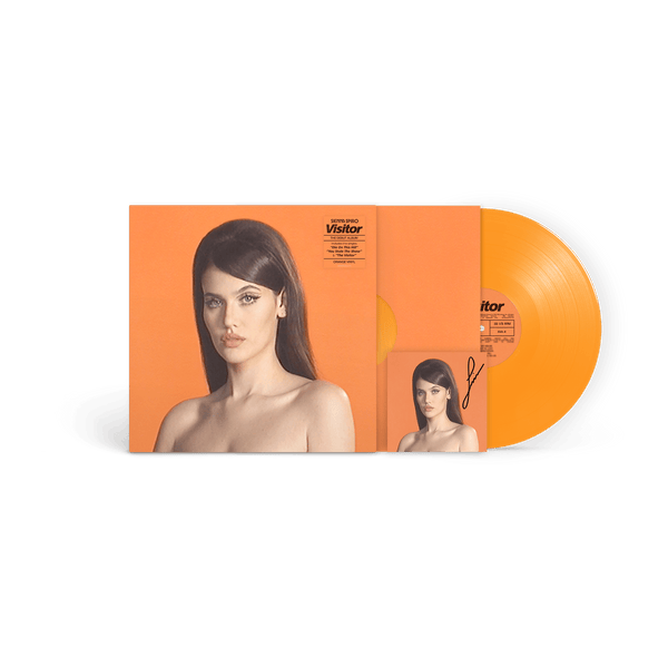 Visitor Tangerine Vinyl + Signed Art Card