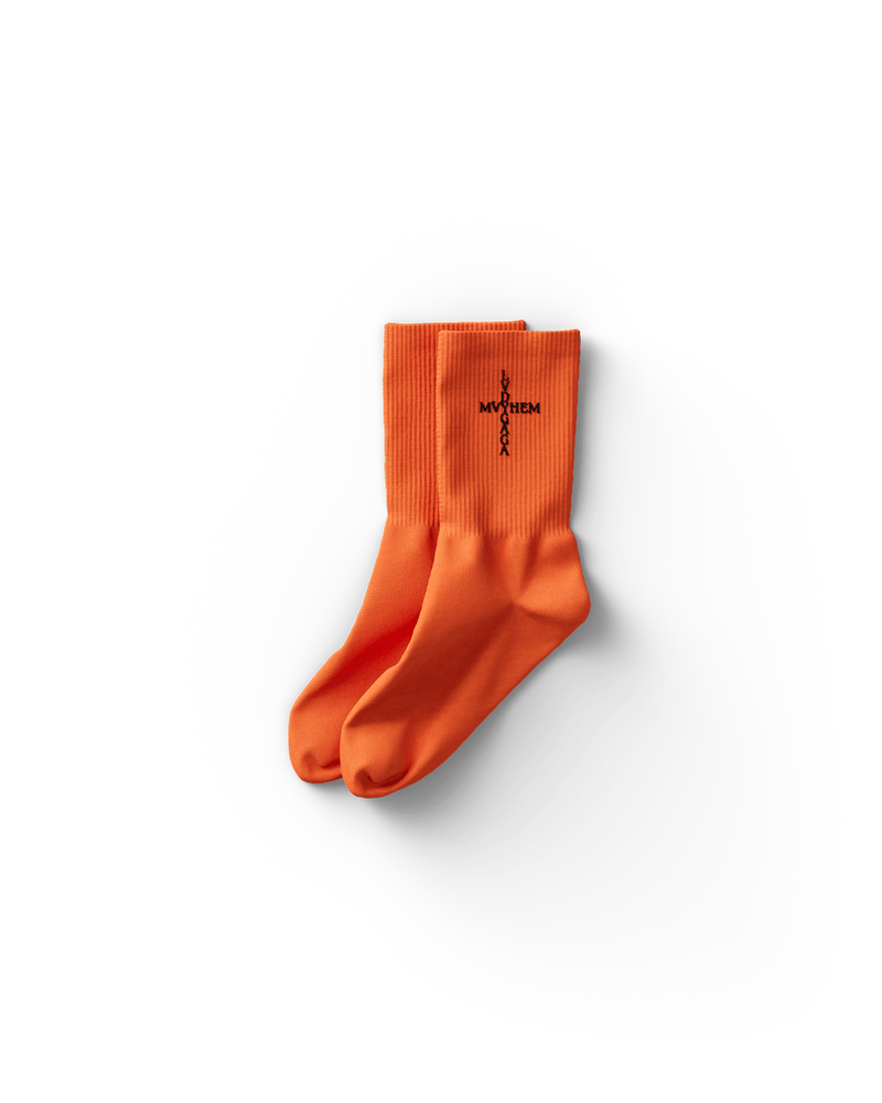 Orange MAYHEM Sock