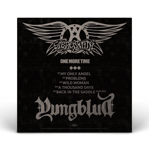 AEROSMITH & YUNGBLUD - One More Time Red Vinyl (Aerosmith Store Exclusive)